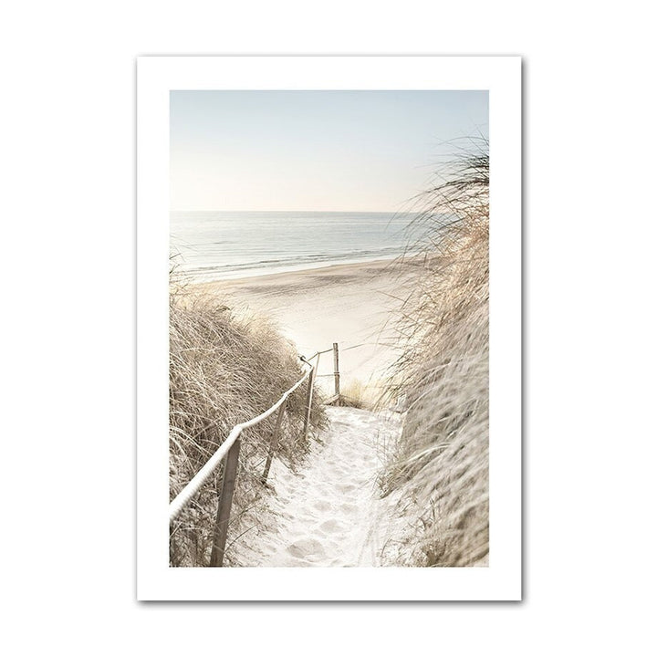 Beach Path Canvas Posters