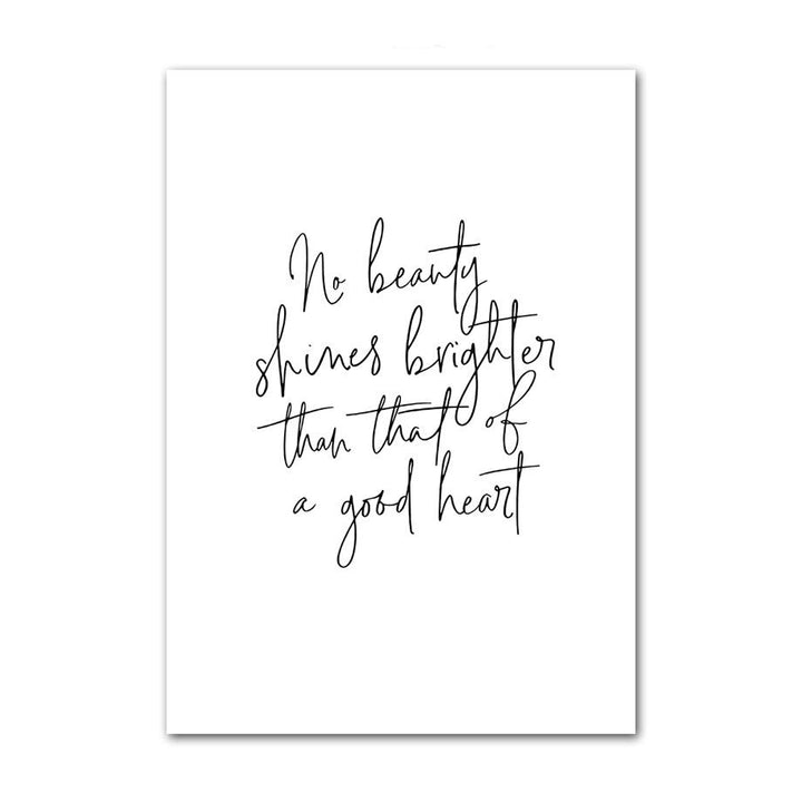 Beauty canvas poster.