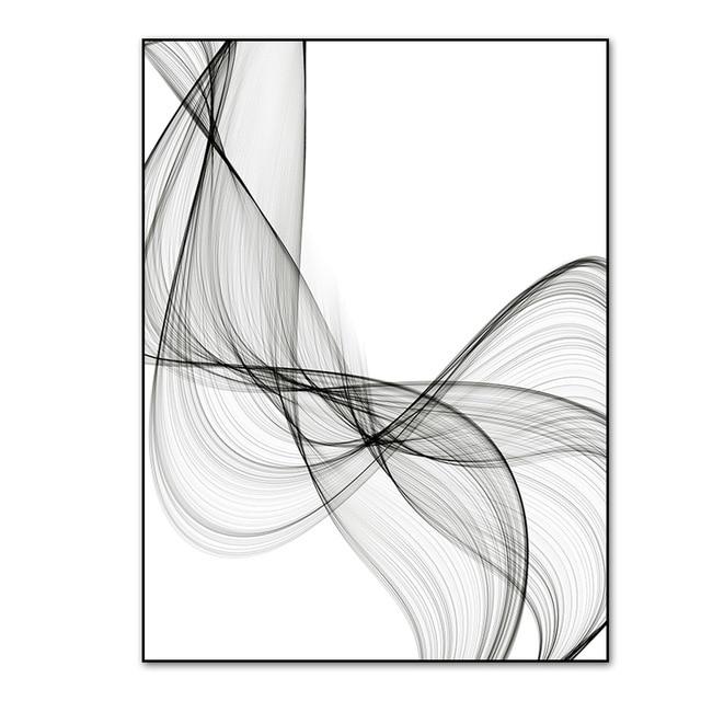 Minimalist canvas poster.