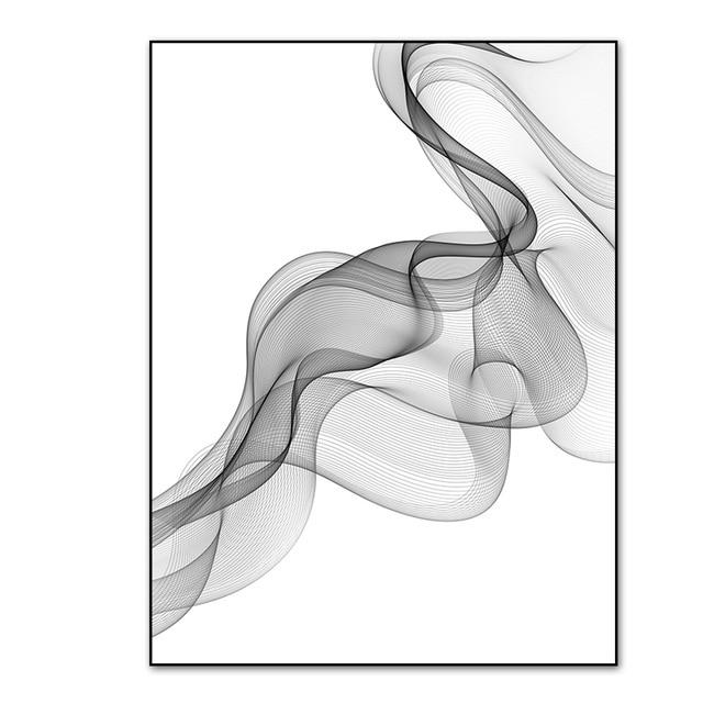 Minimalist canvas poster.