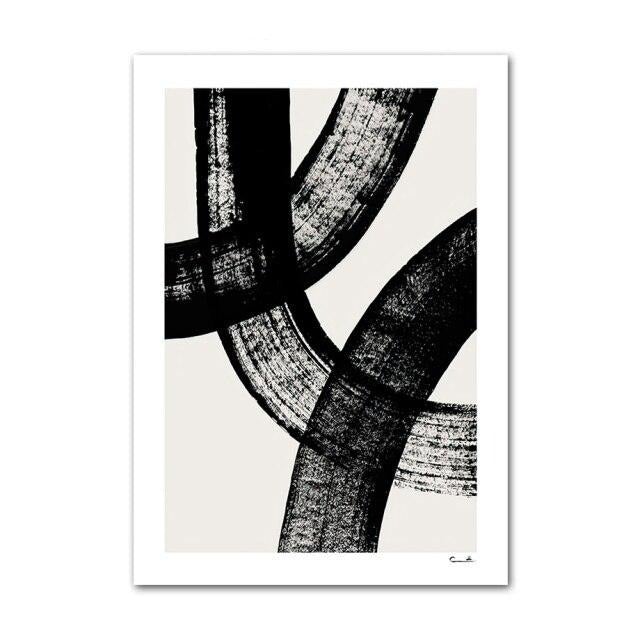 Abstract lines poster.