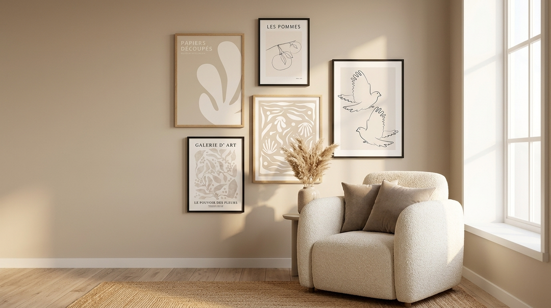 Neutral Wall Art Ideas for Living Rooms
