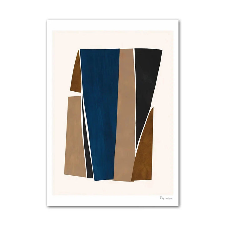 Abstract depiction canvas poster