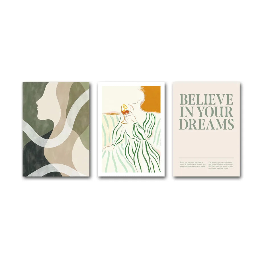 Believe Canvas Posters