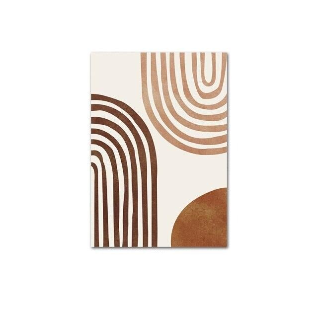 Abstract finger print canvas poster.