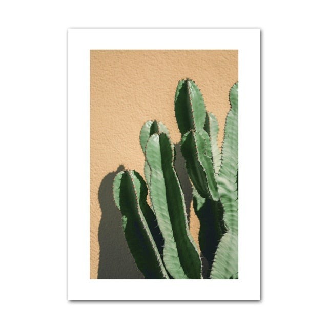 Cacti canvas poster.