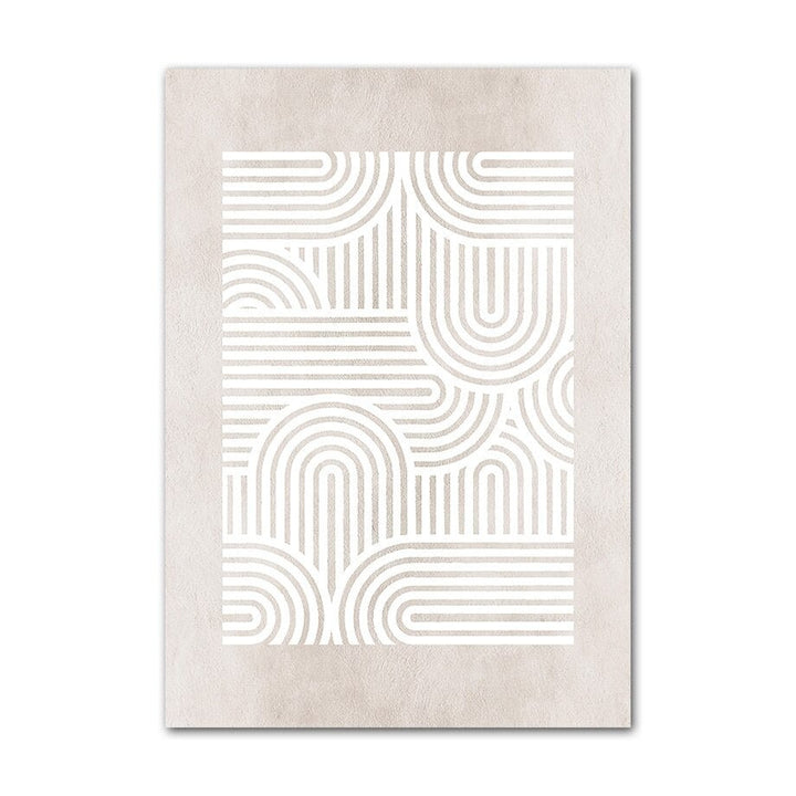 Abstract lines poster.