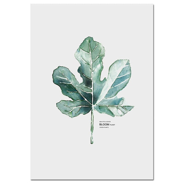 Maple leaf poster.