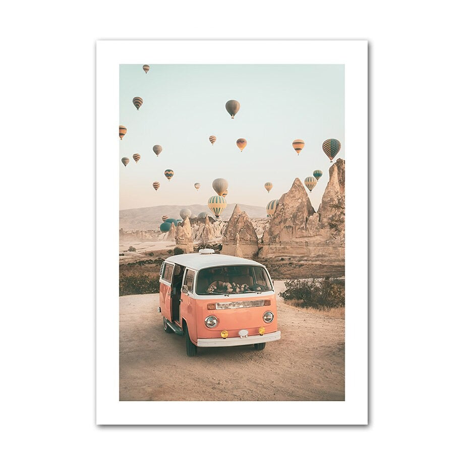 Mini van canyon poster.