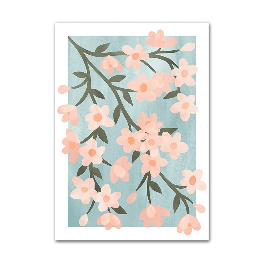 Hanging Flowers Canvas Posters