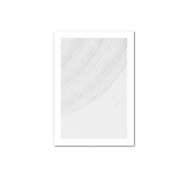 White canvas print.